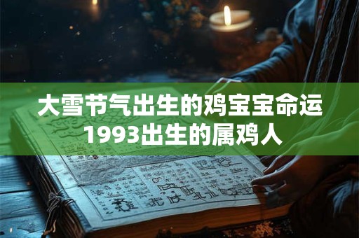大雪节气出生的鸡宝宝命运 1993出生的属鸡人
