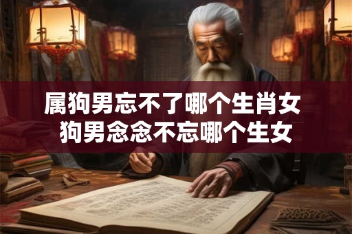 属狗男忘不了哪个生肖女 狗男念念不忘哪个生女