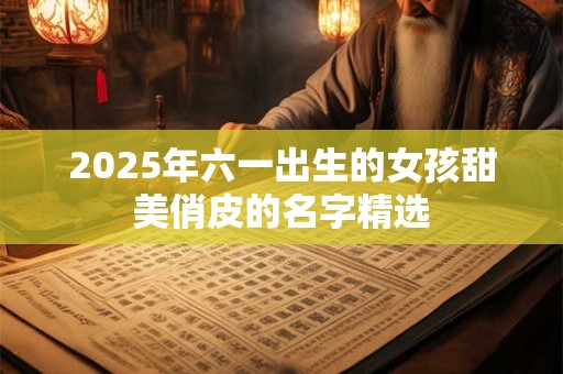 2025年六一出生的女孩甜美俏皮的名字精选