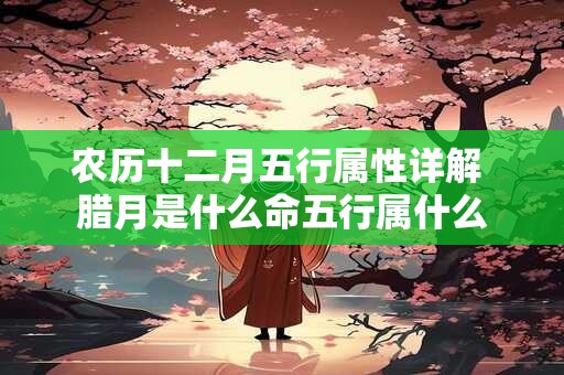 农历十二月五行属性详解 腊月是什么命五行属什么