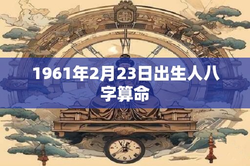 1961年2月23日出生人八字算命