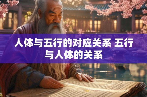 人体与五行的对应关系 五行与人体的关系