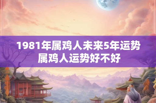 1981年属鸡人未来5年运势 属鸡人运势好不好