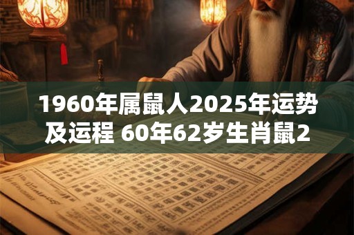 1960年属鼠人2025年运势及运程 60年62岁生肖鼠2025年每月运势 1960年属鼠人2025年运势及运程 60年62岁生肖鼠2025年每月运势