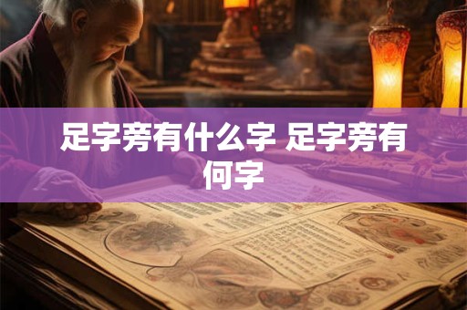 足字旁有什么字 足字旁有何字
