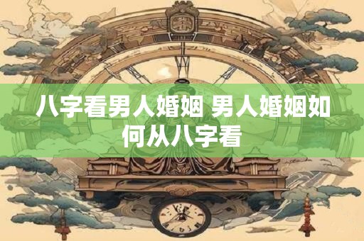 八字看男人婚姻 男人婚姻如何从八字看