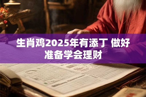 生肖鸡2025年有添丁 做好准备学会理财