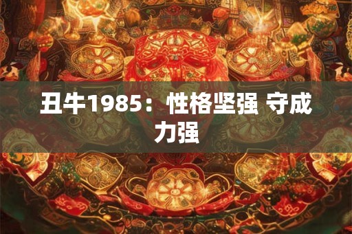 丑牛1985：性格坚强 守成力强