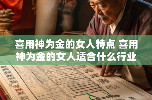 喜用神为金的女人特点 喜用神为金的女人适合什么行业