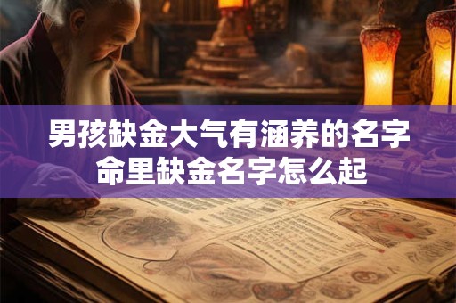 男孩缺金大气有涵养的名字 命里缺金名字怎么起