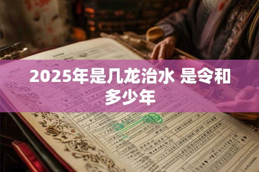2025年是几龙治水 是令和多少年
