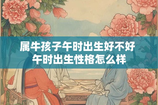 属牛孩子午时出生好不好 午时出生性格怎么样