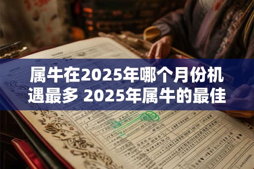 属牛在2025年哪个月份机遇最多 2025年属牛的最佳机遇月份