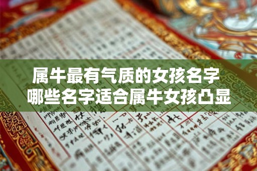 属牛最有气质的女孩名字 哪些名字适合属牛女孩凸显气质