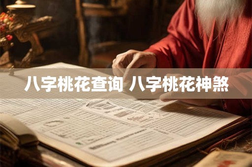 八字桃花查询 八字桃花神煞