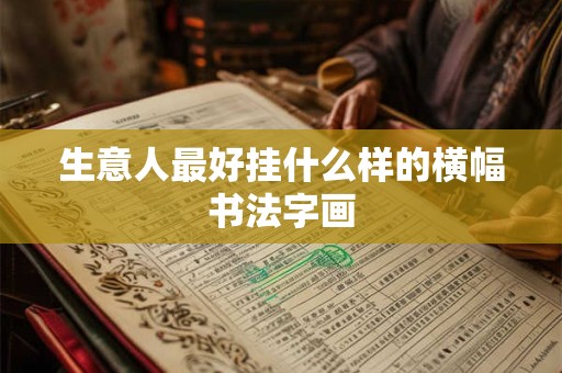 生意人最好挂什么样的横幅书法字画