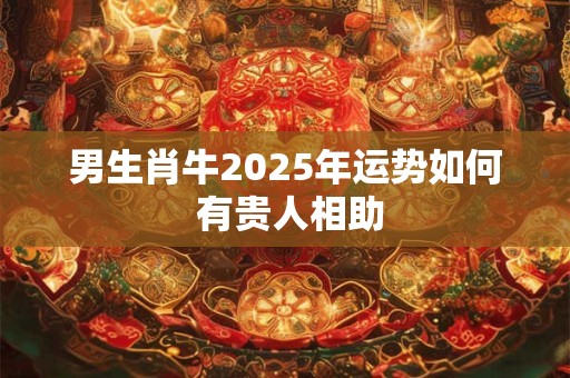 男生肖牛2025年运势如何 有贵人相助