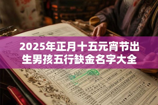 2025年正月十五元宵节出生男孩五行缺金名字大全