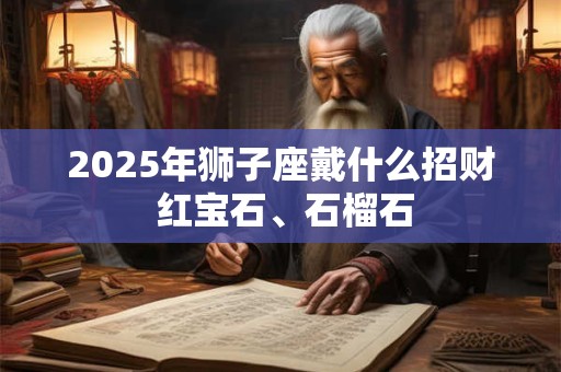 2026年狮子座戴什么招财 红宝石、石榴石