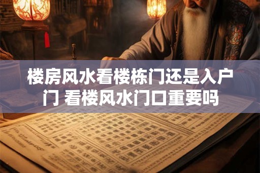 楼房风水看楼栋门还是入户门 看楼风水门口重要吗