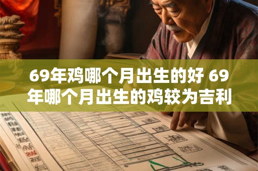69年鸡哪个月出生的好 69年哪个月出生的鸡较为吉利