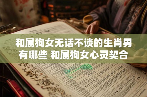 和属狗女无话不谈的生肖男有哪些 和属狗女心灵契合的男性生肖