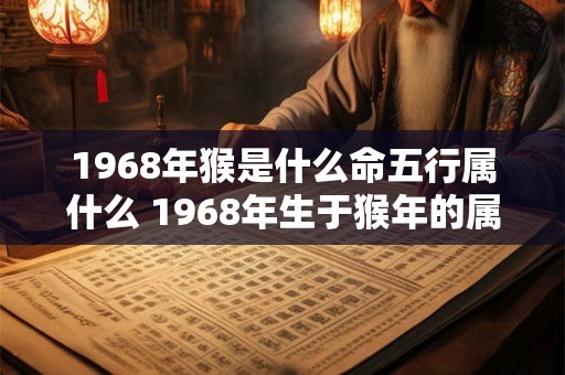 1968年猴是什么命五行属什么 1968年生于猴年的属相和五行是什么