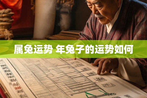 属兔运势 年兔子的运势如何
