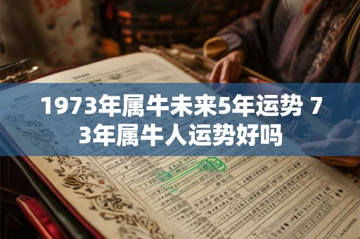 1973年属牛未来5年运势 73年属牛人运势好吗