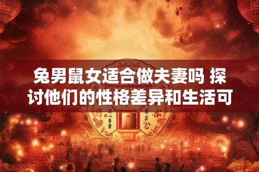 兔男鼠女适合做夫妻吗 探讨他们的性格差异和生活可能遇到的挑战