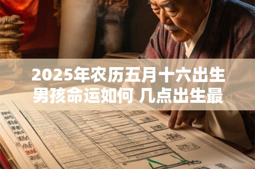 2025年农历五月十六出生男孩命运如何 几点出生最苦命 2025年农历五月十六出生男孩命运如何 几点出生最苦命