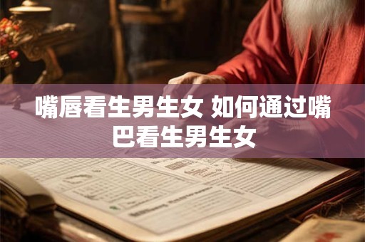 嘴唇看生男生女 如何通过嘴巴看生男生女