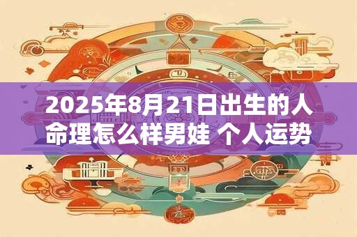 2025年8月21日出生的人命理怎么样男娃 个人运势好不好