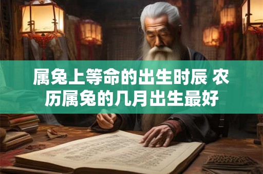 属兔上等命的出生时辰 农历属兔的几月出生最好