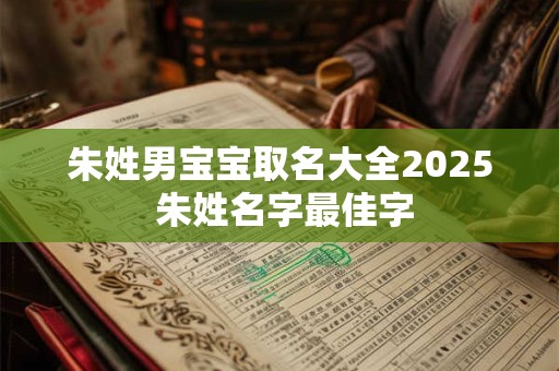 朱姓男宝宝取名大全2025 朱姓名字最佳字