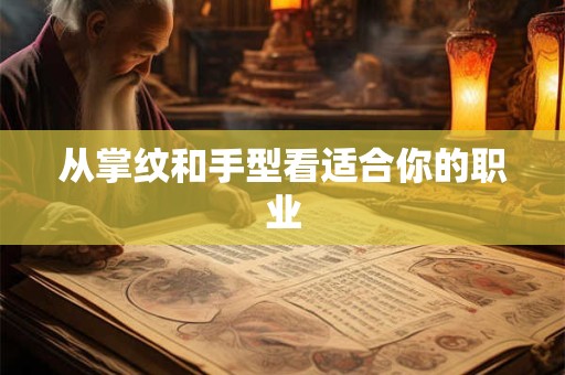 从掌纹和手型看适合你的职业