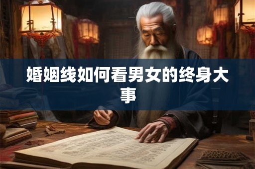 婚姻线如何看男女的终身大事