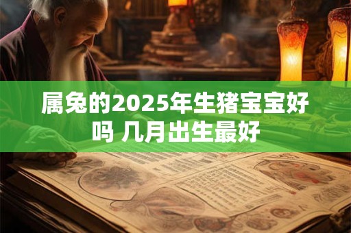 属兔的2025年生猪宝宝好吗 几月出生最好 属兔的2025年生猪宝宝好吗 几月出生最好