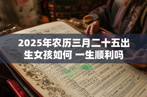 2025年农历三月二十五出生女孩如何 一生顺利吗