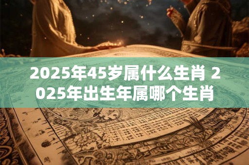 2025年45岁属什么生肖 2025年出生年属哪个生肖