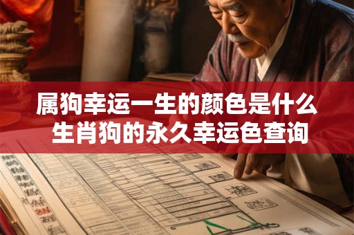 详细阅读:属狗幸运一生的颜色是什么 生肖狗的永久幸运色查询 属狗幸运一生的颜色是什么 生肖狗的永久幸运色查询