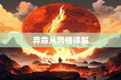弃命从势格详解