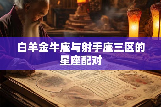 白羊金牛座与射手座三区的星座配对