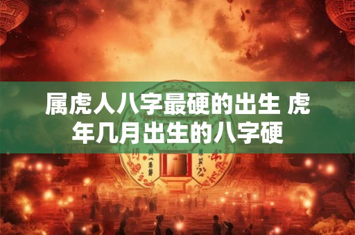属虎人八字最硬的出生 虎年几月出生的八字硬
