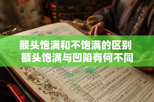 额头饱满和不饱满的区别 额头饱满与凹陷有何不同