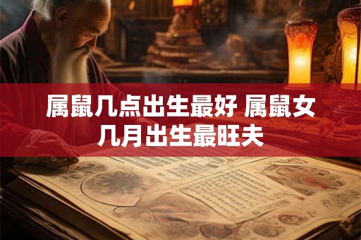 属鼠几点出生最好 属鼠女几月出生最旺夫