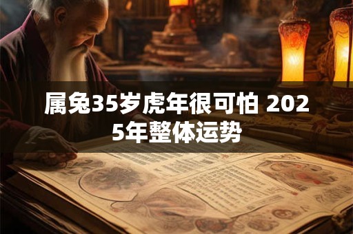 属兔35岁虎年很可怕 2025年整体运势