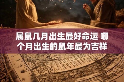 属鼠几月出生最好命运 哪个月出生的鼠年最为吉祥