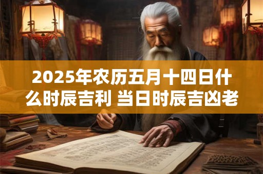2025年农历五月十四日什么时辰吉利 当日时辰吉凶老黄历查询