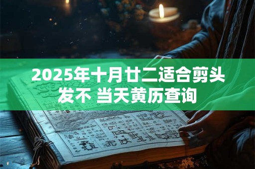 2025年十月廿二适合剪头发不 当天黄历查询